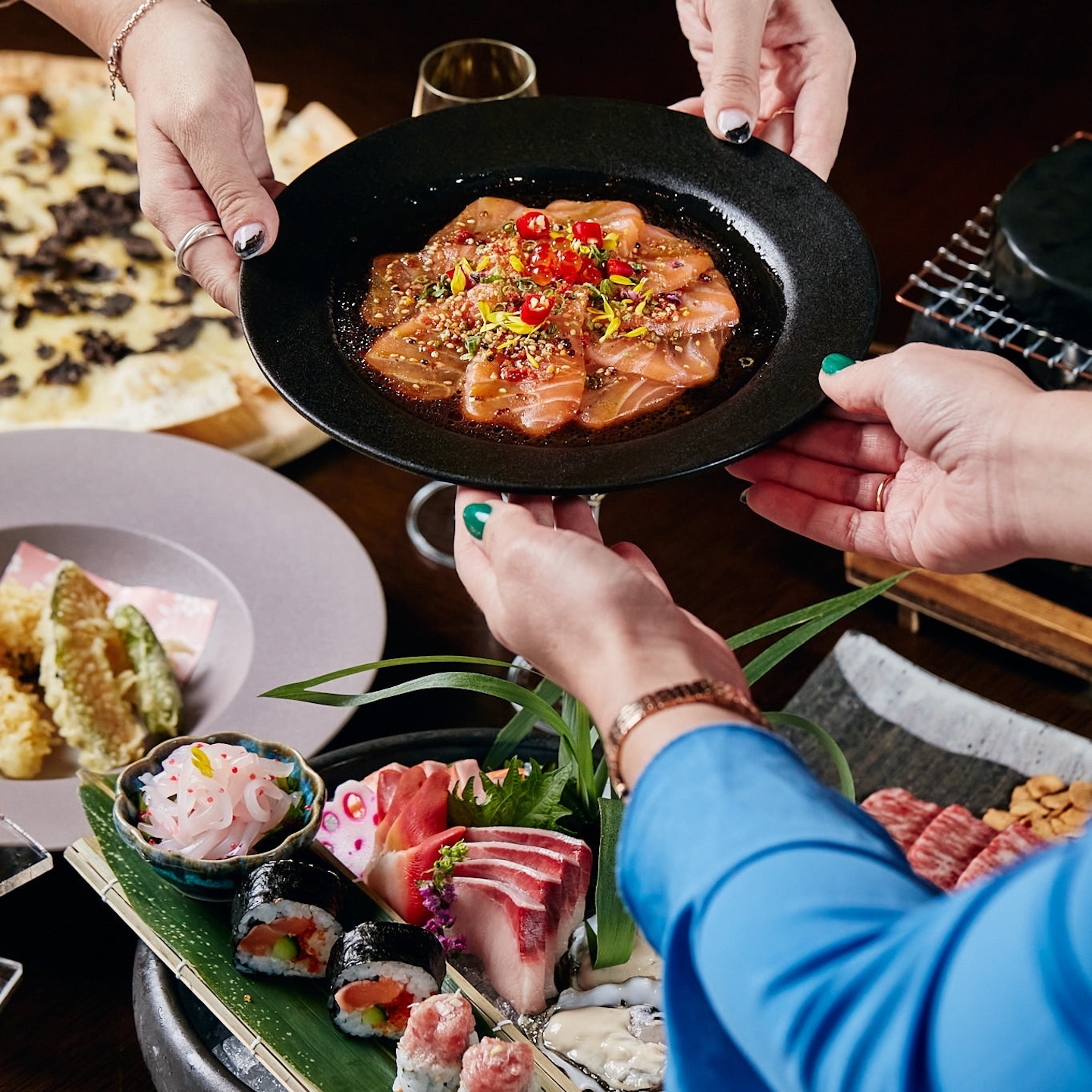 Best Brunch Hong Kong, Free-Flow Weekend Brunch: aqua