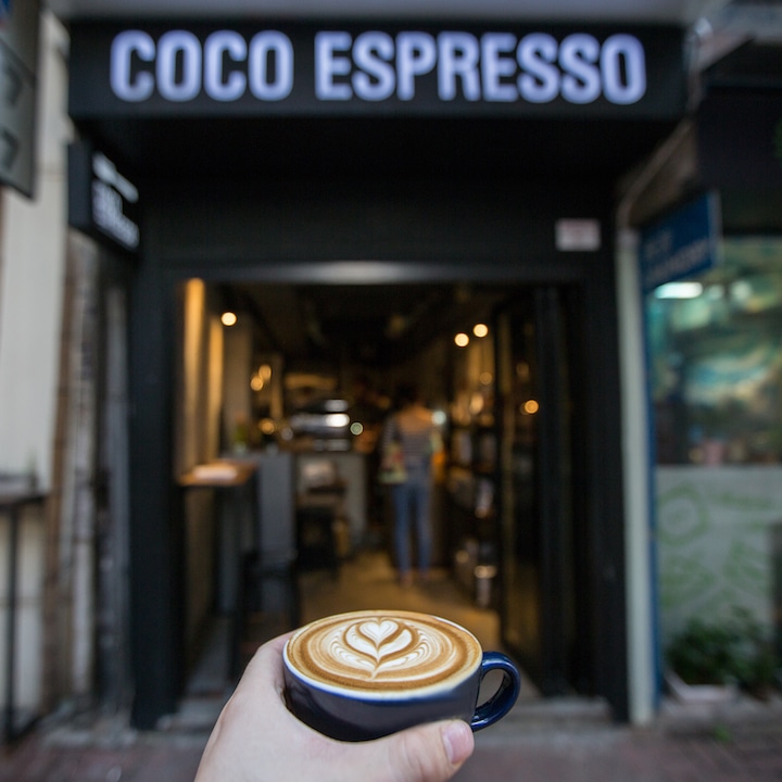 Coco Espresso, Sheung Wan coffee shop, coffee discounts, eco friendly, plastic free hong kong, keep cups,
