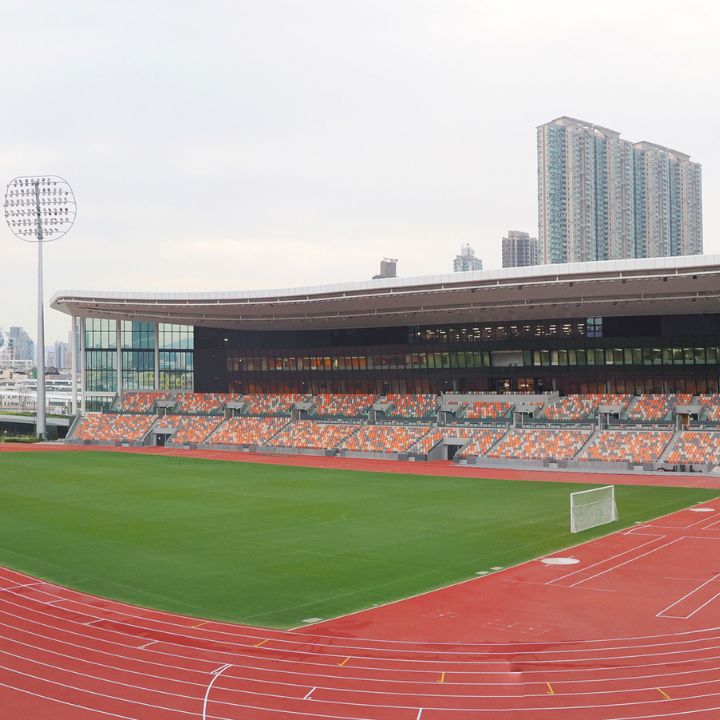 The park features a Public Sports Ground that can seat up to 5,000 spectators, making it perfect for athletics events.