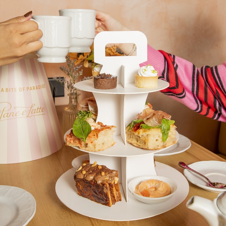 New Menus & Dining Deals Hong Kong, March 2024: Pane e Latte Afternoon Tea Set